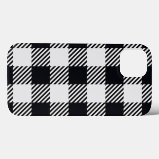Gray Plaid | Checkers-Mok Case-Mate iPhone Case (Achterkant (horizontaal))