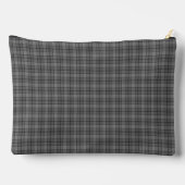 Gray Plaid Tartan Pattern Etui (Achterkant)