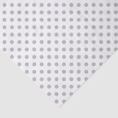 Gray Polka Dot on White Tissue Paper Tissuepapier (Detail)