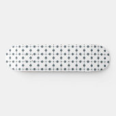 Gray Polka Dots, Polka Dot Pattern, Stippen, gedop Skateboard (Horizontaal)
