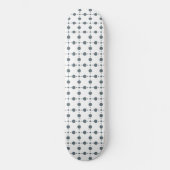 Gray Polka Dots, Polka Dot Pattern, Stippen, gedop Skateboard (Voorkant)