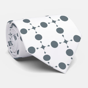 Gray Polka Dots, Polka Dot Pattern, Stippen, gedop Stropdas