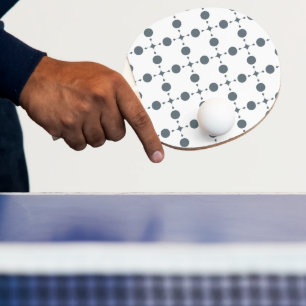 Gray Polka Dots, Polka Dot Pattern, Stippen, gedop Tafeltennisbatje