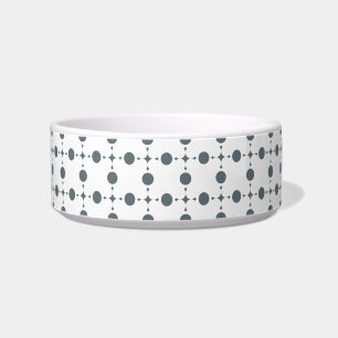 Gray Polka Dots, Polka Dot Pattern, Stippen, gedop Voerbakje