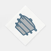 Gray Pot Napkins Servet (Hoek)