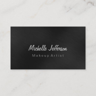Gray Professional Makeup Artist Visitekaartje