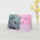 Gray Rat voor een snelle Kaart (Gele Bloem)