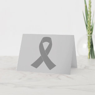Gray Ribbon Awareness - Zombie, Brain Cancer Kaart
