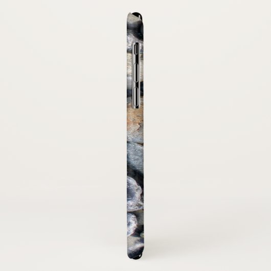Gray Rocks en Pebbles Case-Mate iPhone Case (Achterkant/links)
