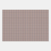 Gray Rose Plaid Classic Pattern Inpakpapier Vel (Voorkant 3)