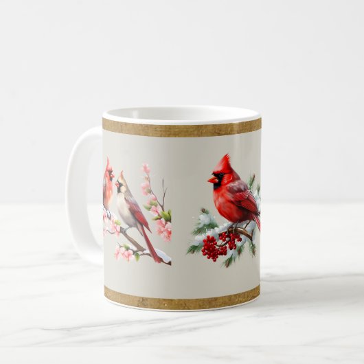 Gray rouge et Mug cardinal or (Devant gauche)