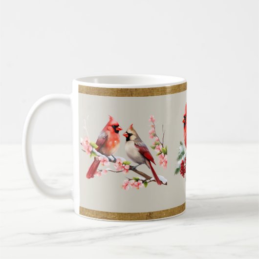 Gray rouge et Mug cardinal or (Gauche)