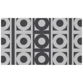 Gray Rounds Tafelkleed (Voorkant (Horizontaal))