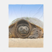 GRAY SAND TURTLE FLEECE DEKEN (Voorkant)