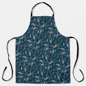 Gray Saxophone Music Note Pattern Schort (Voorkant)