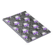 Gray Skull-notitieboek Notitieboek (Rechterzijde)