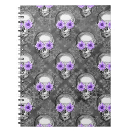 Gray Skull-notitieboek Notitieboek
