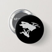 Gray Snowmobiler Ronde Button 5,7 Cm (Voorkant /achterkant)