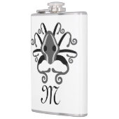 Gray Squid Monogram Heupfles (Links)