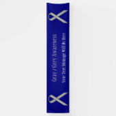 Gray Standard Ribbon door Kenneth Yoncich Spandoek (Verticaal)