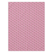 Gray Star Pink Red Robin Wreate Kerstmis Tafelkleed (Voorkant)