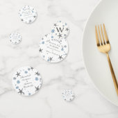 Gray Starfish Blue Beach Weddenschap Confetti (Groep)