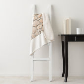 Gray stone wall background. stone, texture, wall,  sherpa deken (In situ)