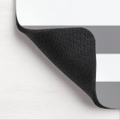 Gray Stripe Mousepad Muismat (Hoek)