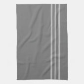 Gray Striped Kitchen Towel Theedoek (Verticaal)