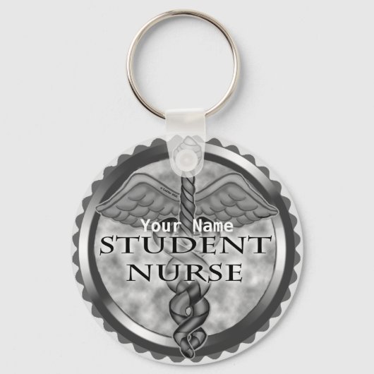 Gray Student Nurse Sleutelhanger (Voorkant)