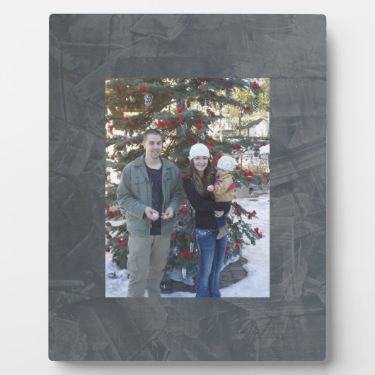 Gray Suede Fotoplaat (Voorkant)