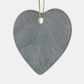 Gray Suede Keramisch Ornament (Links)