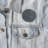 Gray Suede Ronde Button 5,7 Cm (In situ)