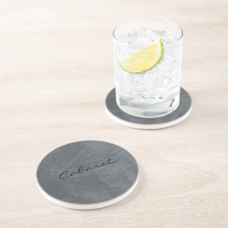 Gray Suede Zandsteen Onderzetter