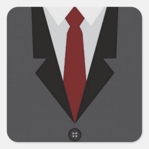 Gray Suit Stickers
