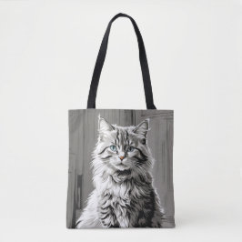 Gray Tabby Cat Draagtas