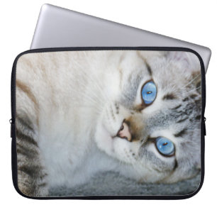 Gray Tabby Cat Laptop Sleeve