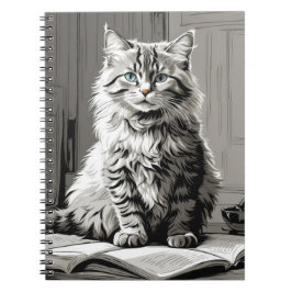Gray Tabby Cat Notitieboek