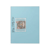 Gray Tabby Cat Painting - Cute Original Cat Art Notitieblok (Gedraaid)