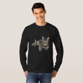 Gray Tabby Cat T-shirt (Voorkant volledig)