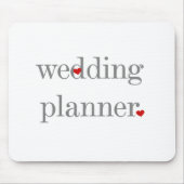 Gray Text Wedding Planner Muismat (Voorkant)