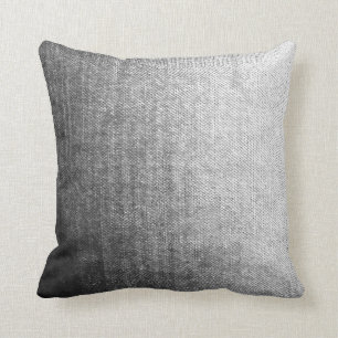 Gray Textured Ombre Pillow Kussen
