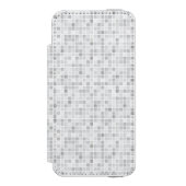 Gray Tiles Pattern Incipio iPhone Portemonnee Hoesje (Voorkant Agenda)