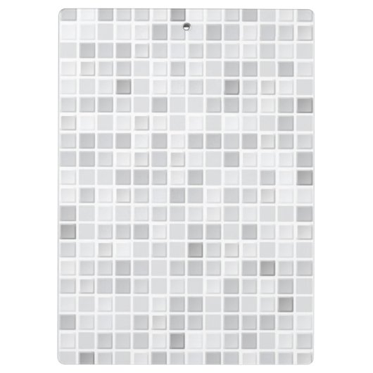 Gray Tiles Pattern Klembord (Achterkant)