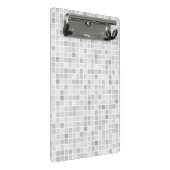Gray Tiles Pattern Mini Klembord (Schuin)