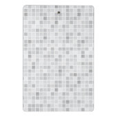 Gray Tiles Pattern Mini Klembord (Achterkant)