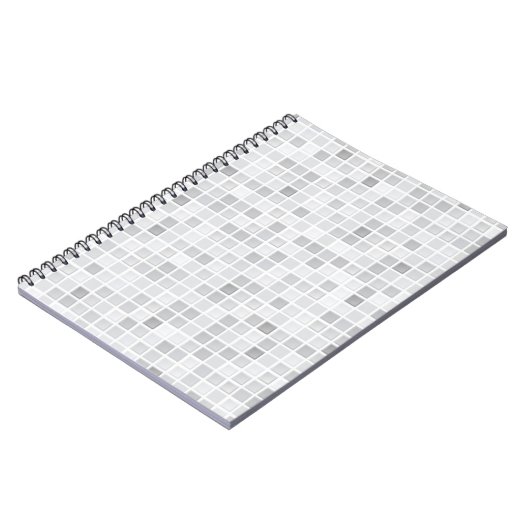 Gray Tiles Pattern Notitieboek (Linkerzijde)