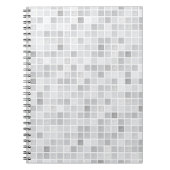 Gray Tiles Pattern Notitieboek (Voorkant)