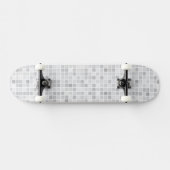 Gray Tiles Pattern Skateboard (Horizontaal)