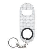 Gray Tiles Pattern Sleutelhanger Flessenopener (Voorkant)